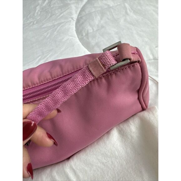 PRADA Y2K Pink Mini Shoulder Bag W/dust Bag - Picture 16 of 16